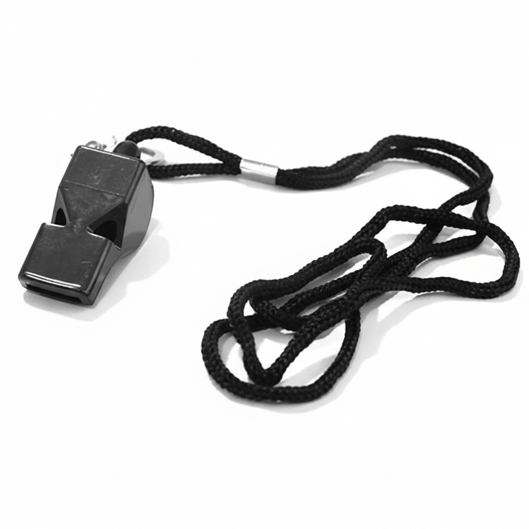 Silbato de Entrenamiento Plastico Runick con Cordon 1