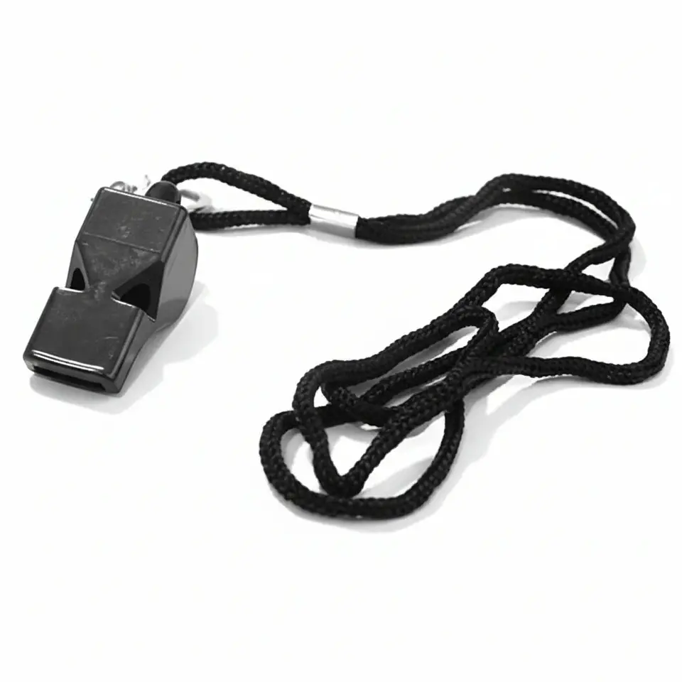 Silbato de Entrenamiento Plastico Runick con Cordon 1