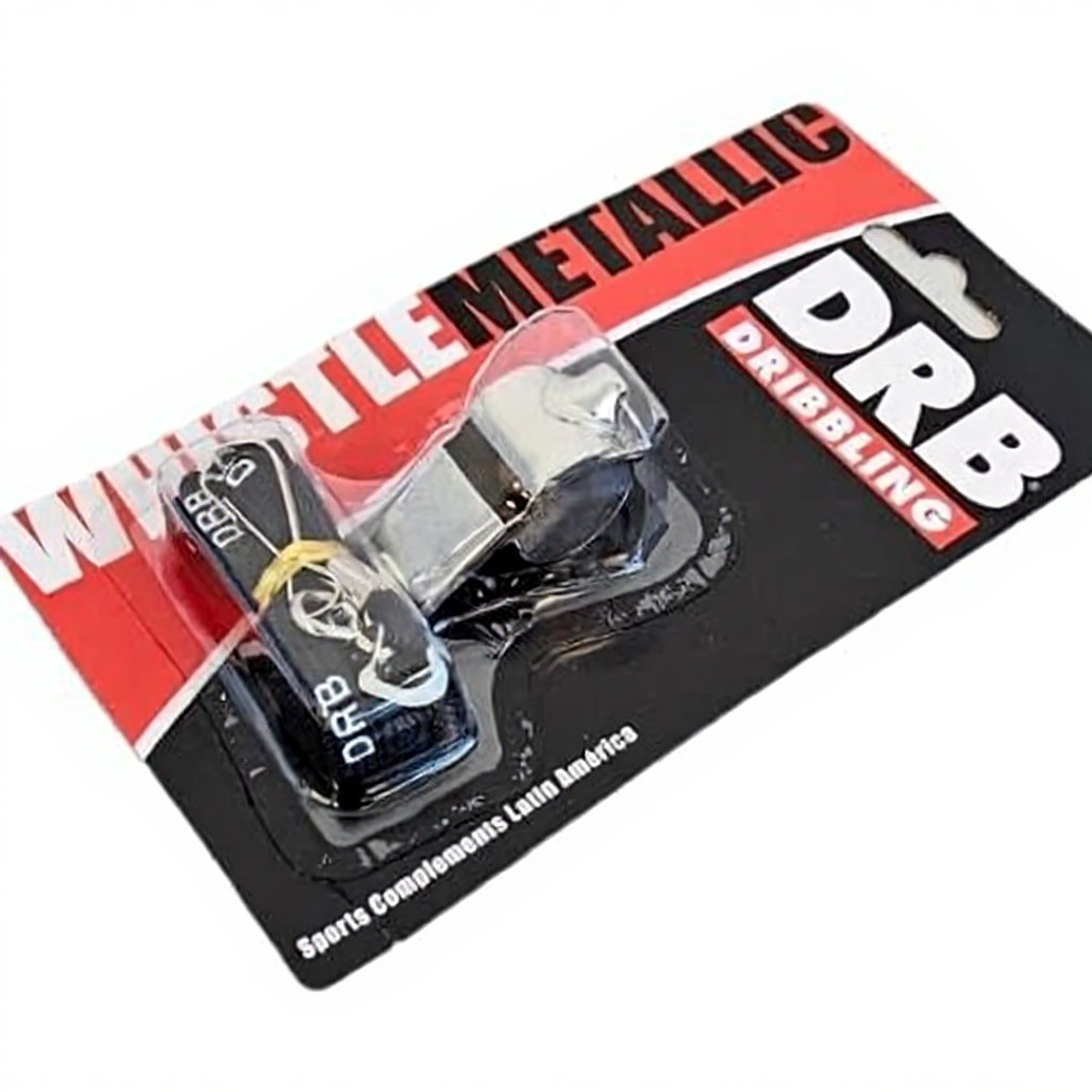 Silbato de Entrenamiento Drb Metalico con Cordon 1