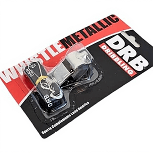 Silbato de Entrenamiento Drb Metalico con Cordon