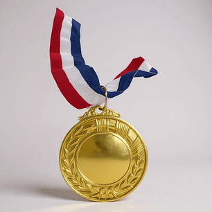 Medalla Generica Dorada c/Cinta Tricolor