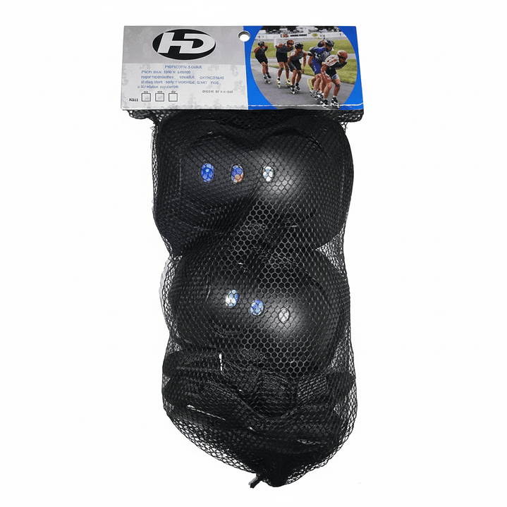 Set de Proteccion de Patin Infantil HD Negro 1