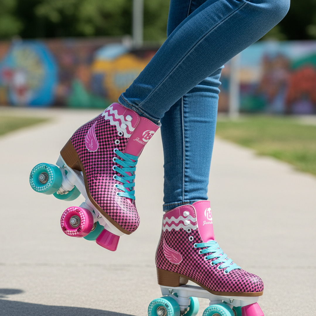 Patin Artistico Hondar Base Plastico Luna Creme 2