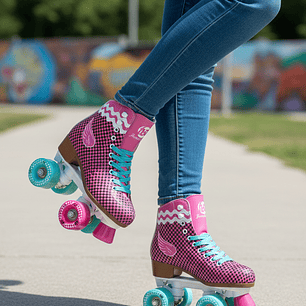 Patin Artistico Hondar Base Plastico Luna Creme