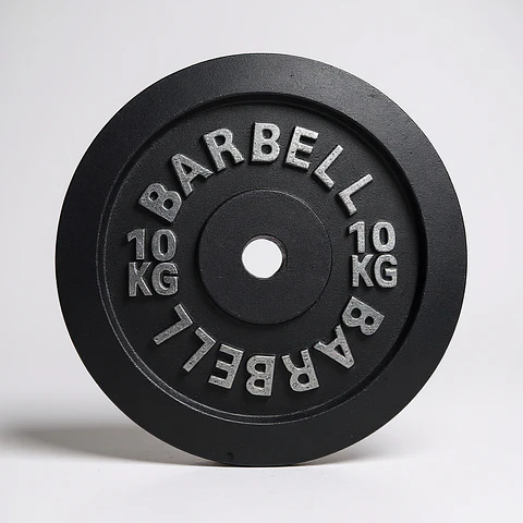 Disco de Fierro Preolimpico Barbell 10 Kg