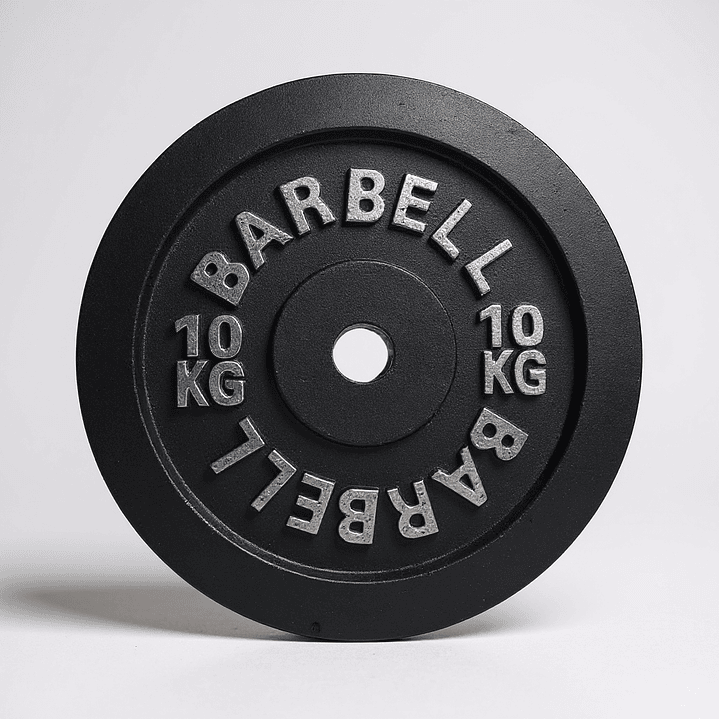 Disco de Fierro Preolimpico Barbell 10 Kg 1