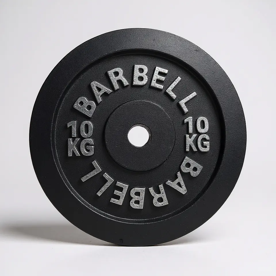 Disco de Fierro Preolimpico Barbell 10 Kg 1