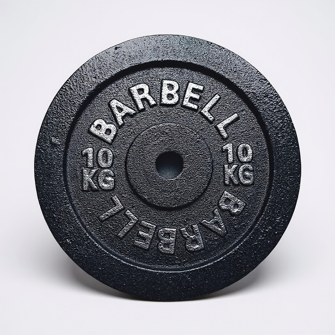 Disco de Fierro Preolimpico Barbell 10 Kg 2