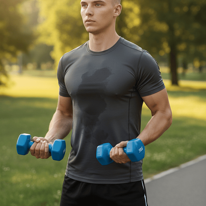 Mancuernas Vinilo Nacional 2x3 kg 4