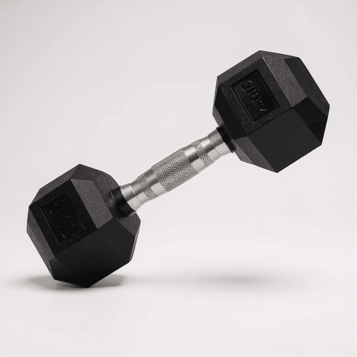 Mancuerna Hexagonal Goma 5 kg 1