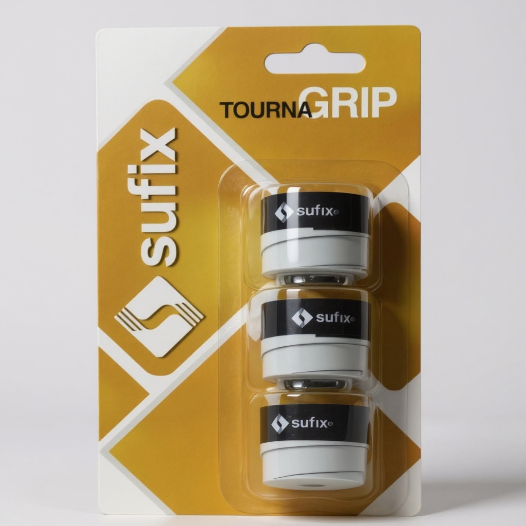 Grip de Tenis Sufix Gris x3