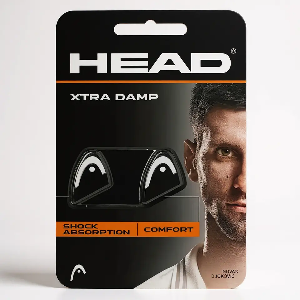 Antivibrador Tenis Head Negro x2 2