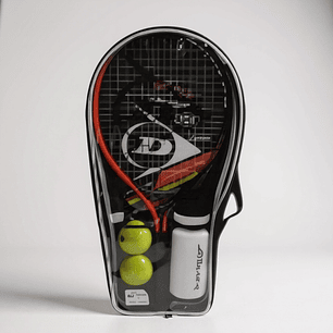 Set de Raqueta de Tenis Dunlop Junior Force 23 + Pelotas