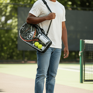 Set de Raqueta de Tenis Dunlop Junior Force 23 + Pelotas