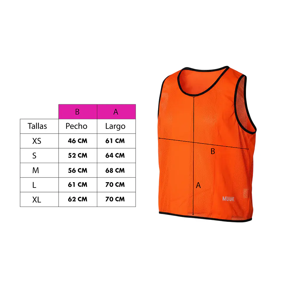 Peto Deportivo Muuk XXV Rosado 4