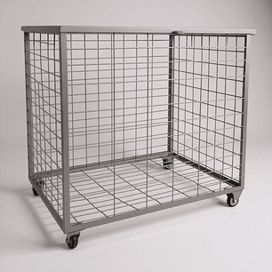 Carro Porta Balon Tipo Jaula 100x75x75 cm