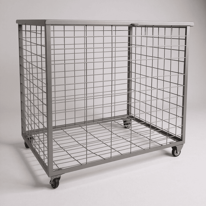 Carro Porta Balon Tipo Jaula 100x75x75 cm 1