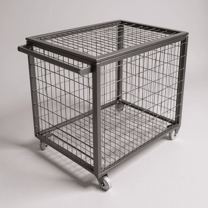 Carro Porta Balon Tipo Jaula 100x75x75 cm 2