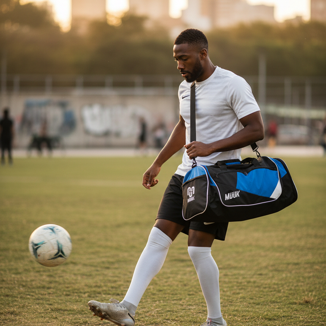 Bolso Deportivo Azul Muuk 50 lts 7