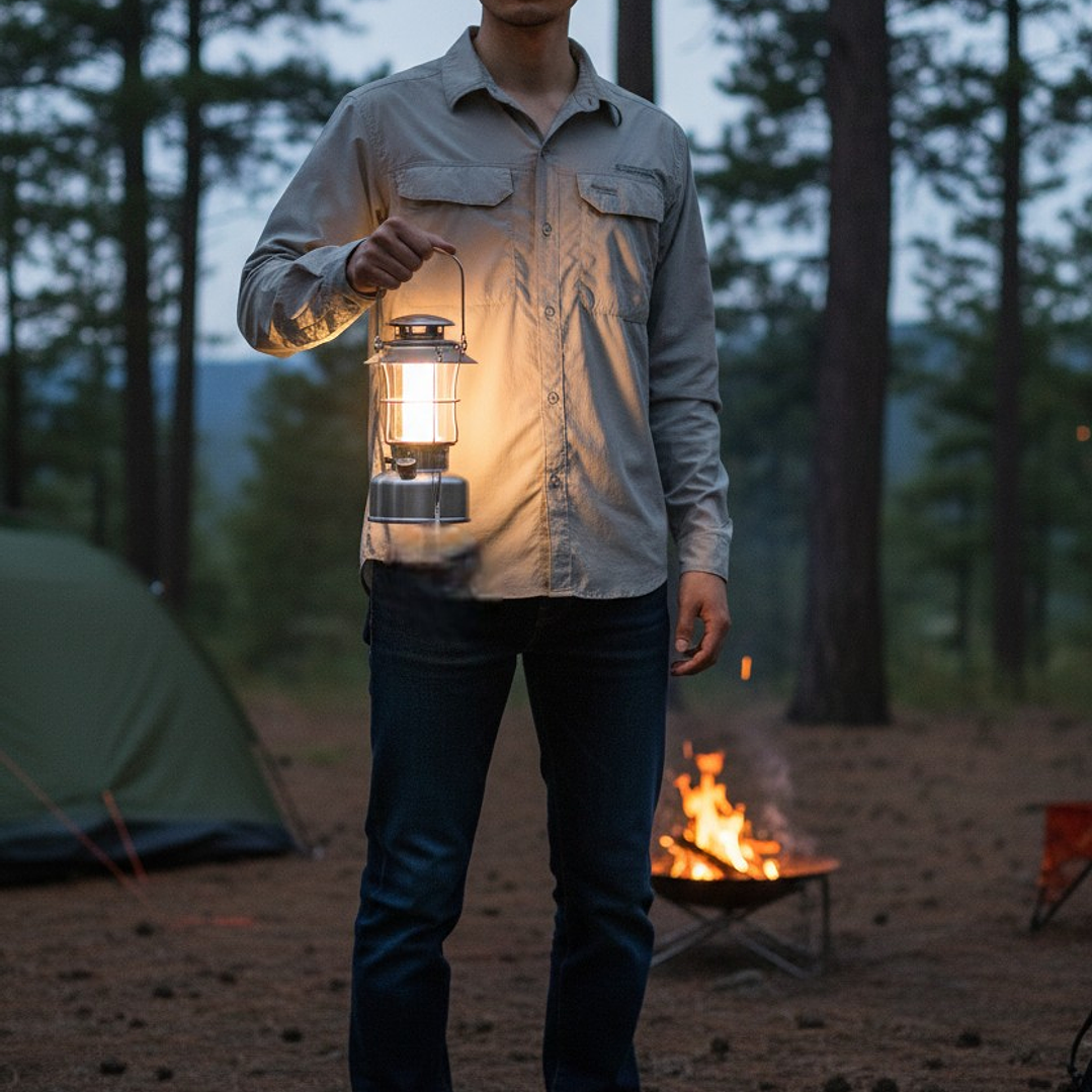 Camisa de Camping para Lampara 2un 2