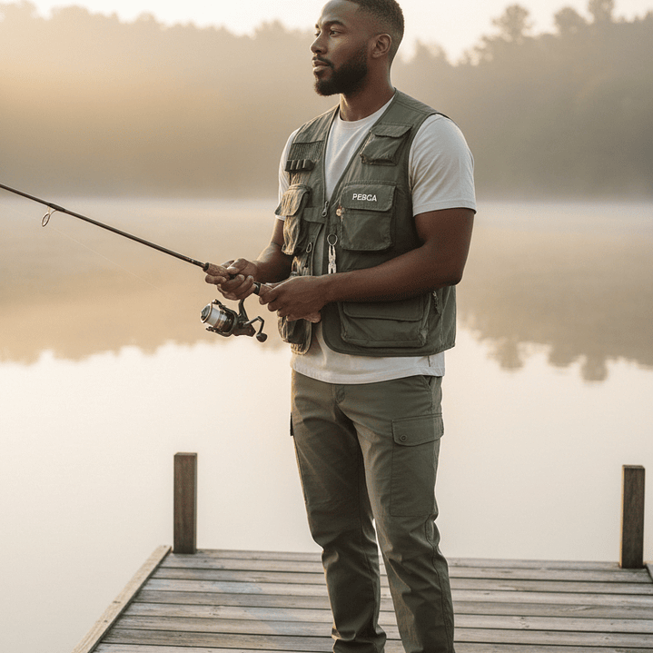 Chaleco de Pesca Verde 2