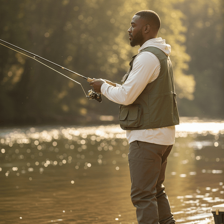 Chaleco de Pesca Verde 3