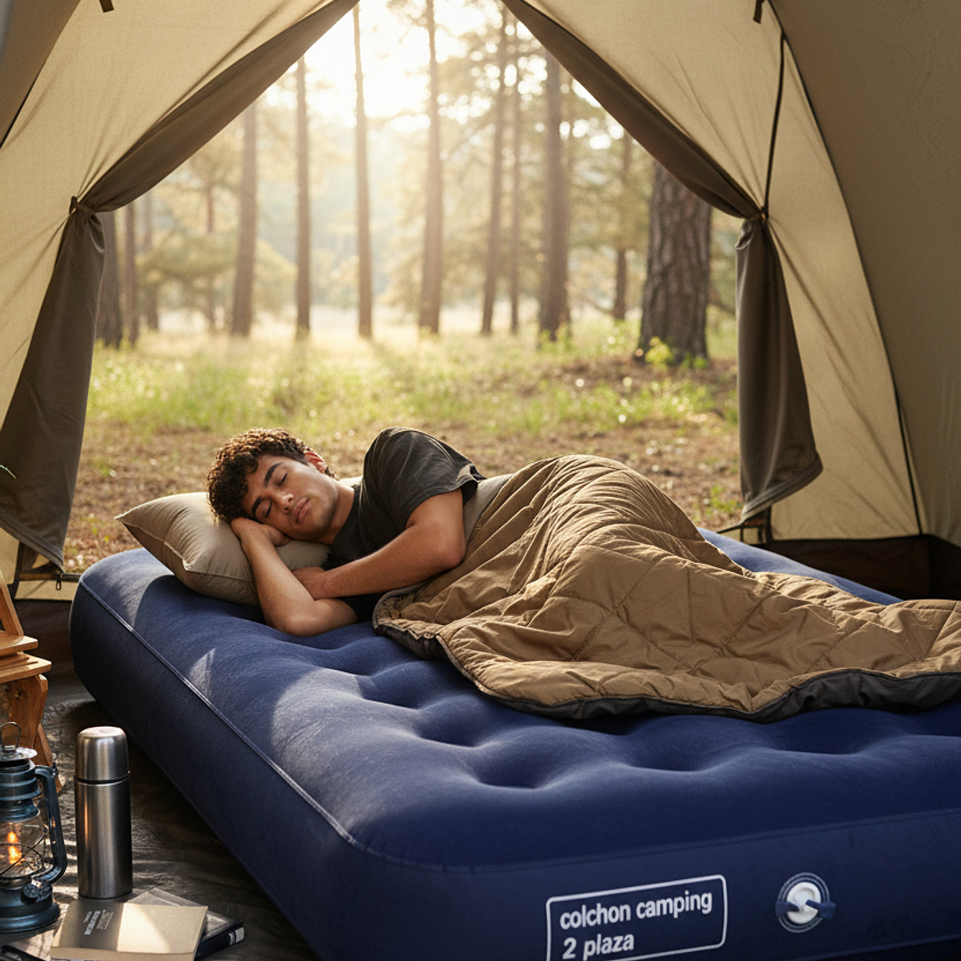 Colchon Inflable de Camping Nautika Zenite 2 Plazas 3