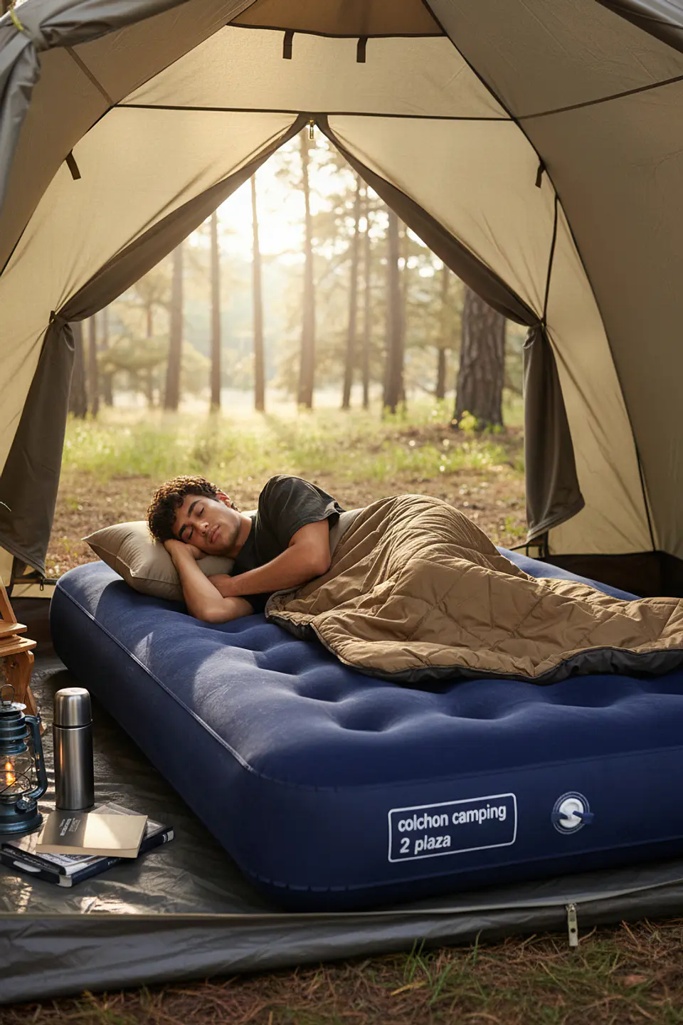 Colchon Inflable de Camping Nautika Zenite 2 Plazas 3