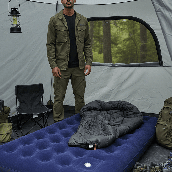 Colchon Inflable de Camping Nautika Zenite 2 Plazas 4