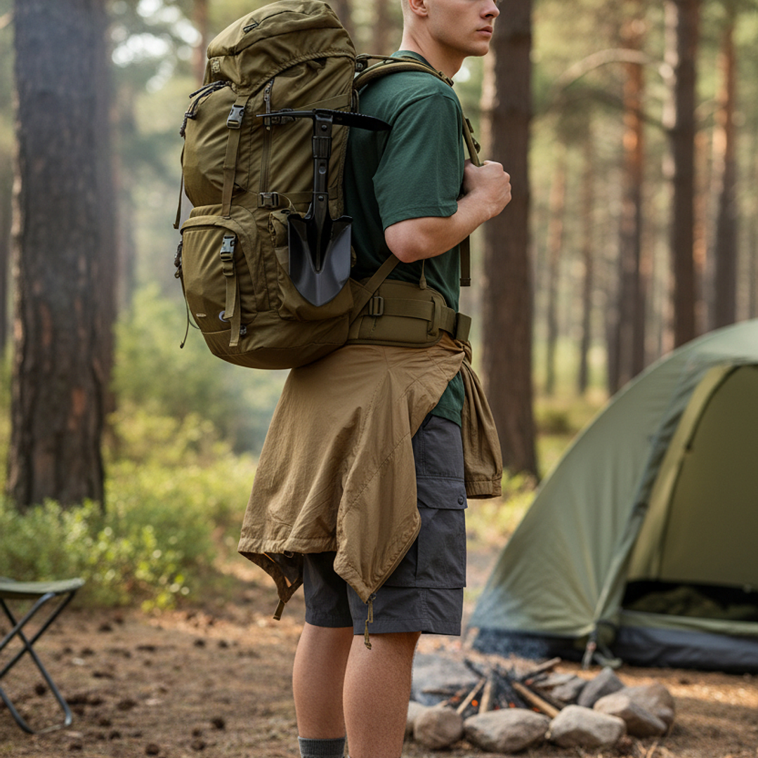 Pala de Camping Nautika con Picareta 3