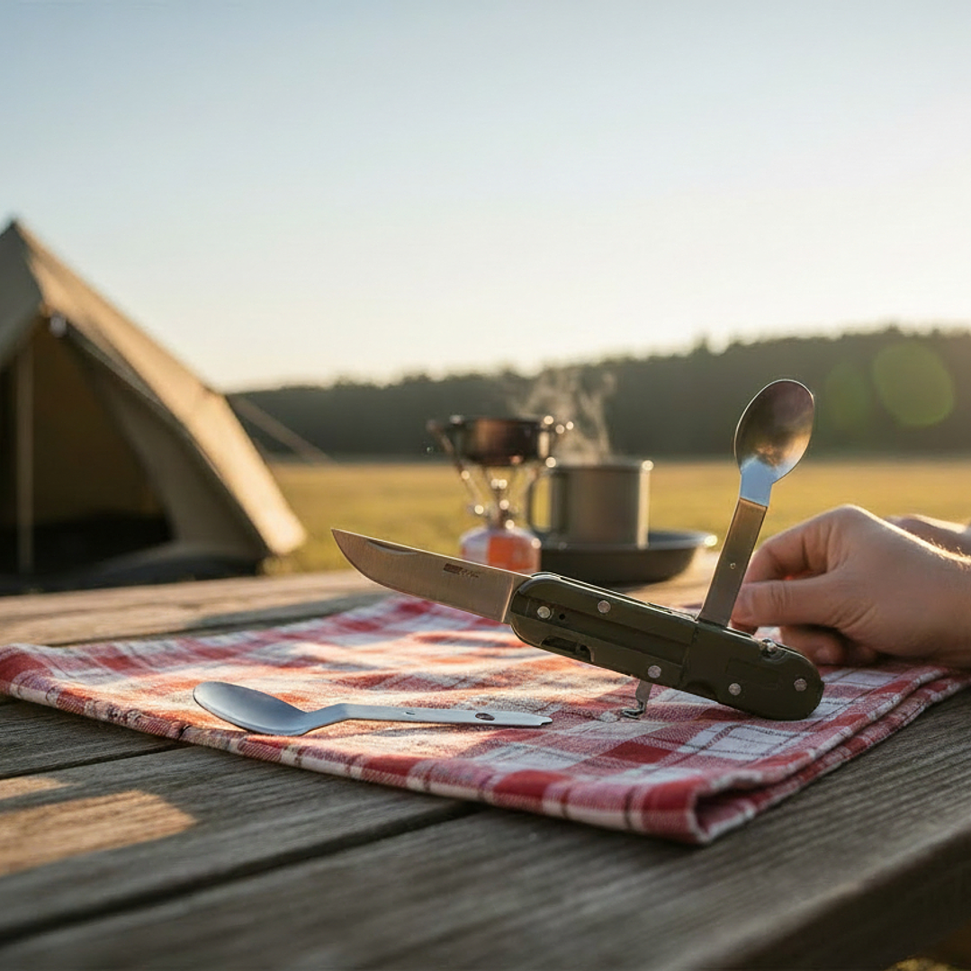 Set de Cubiertos de Camping Nautika Timber 2