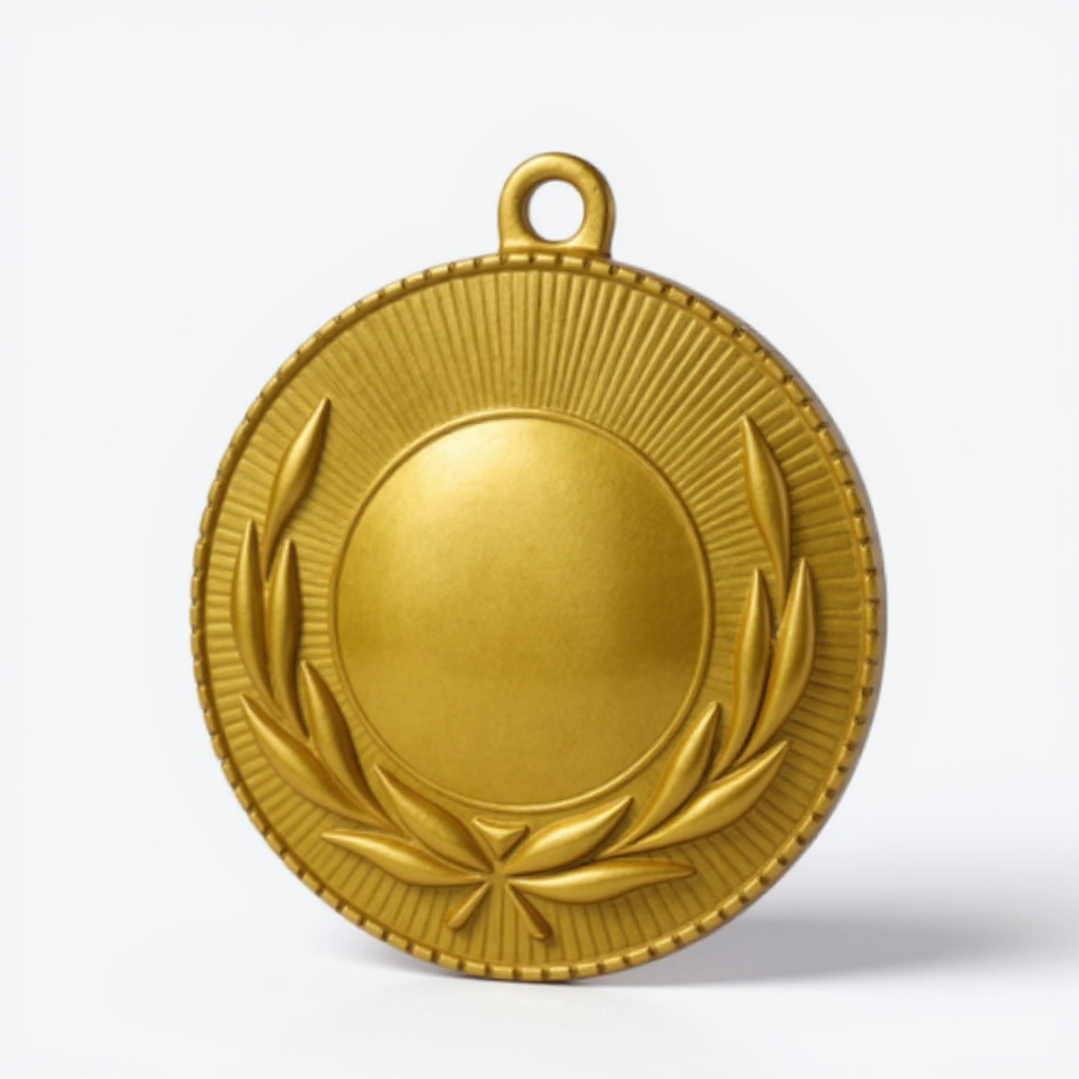 Medalla Generica Dorada MD216 c/Cinta Tricolor 2