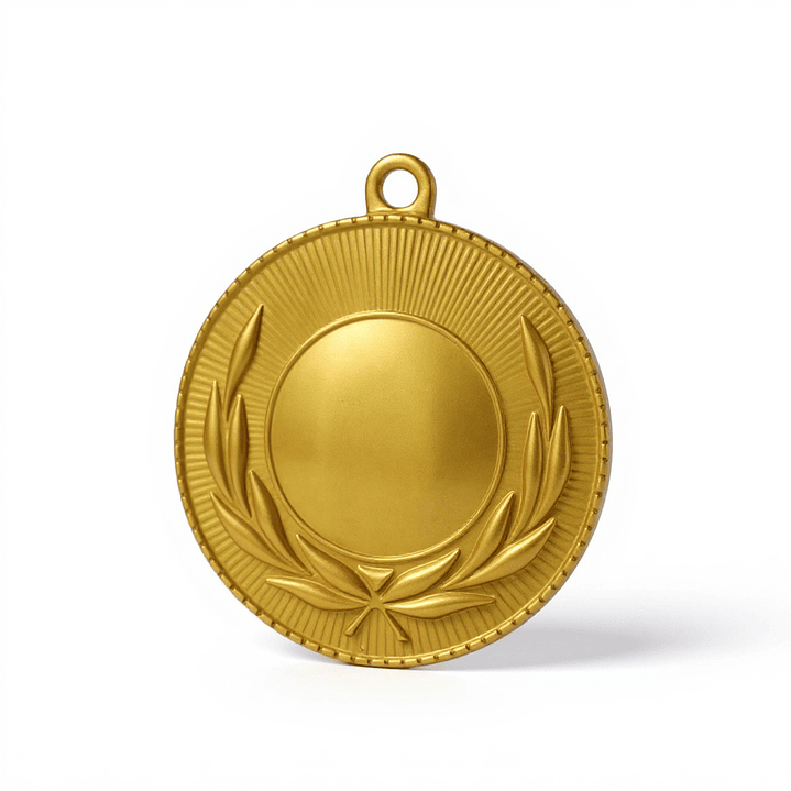 Medalla Generica Dorada MD216 c/Cinta Tricolor 1