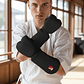 Protector Antebrazo de Taekwondo Okami Elasticado Negro - Miniatura 2