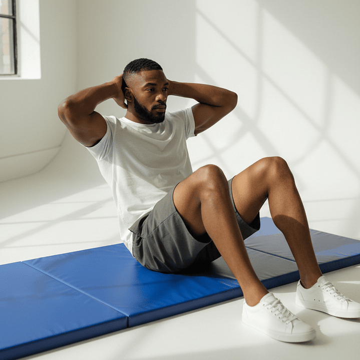 Colchoneta PVC 4 Pliegues con Manilla 180x60x4 cm D60 4