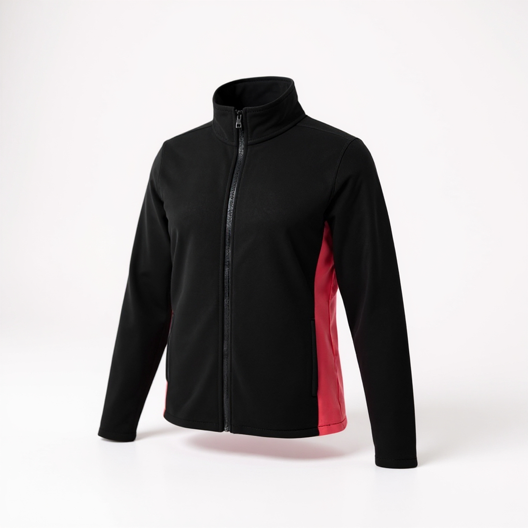 Chaqueta Penalty Fleece Negro/Rosa 1