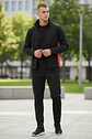 Chaqueta Penalty Fleece Negro/Rosa - Miniatura 2