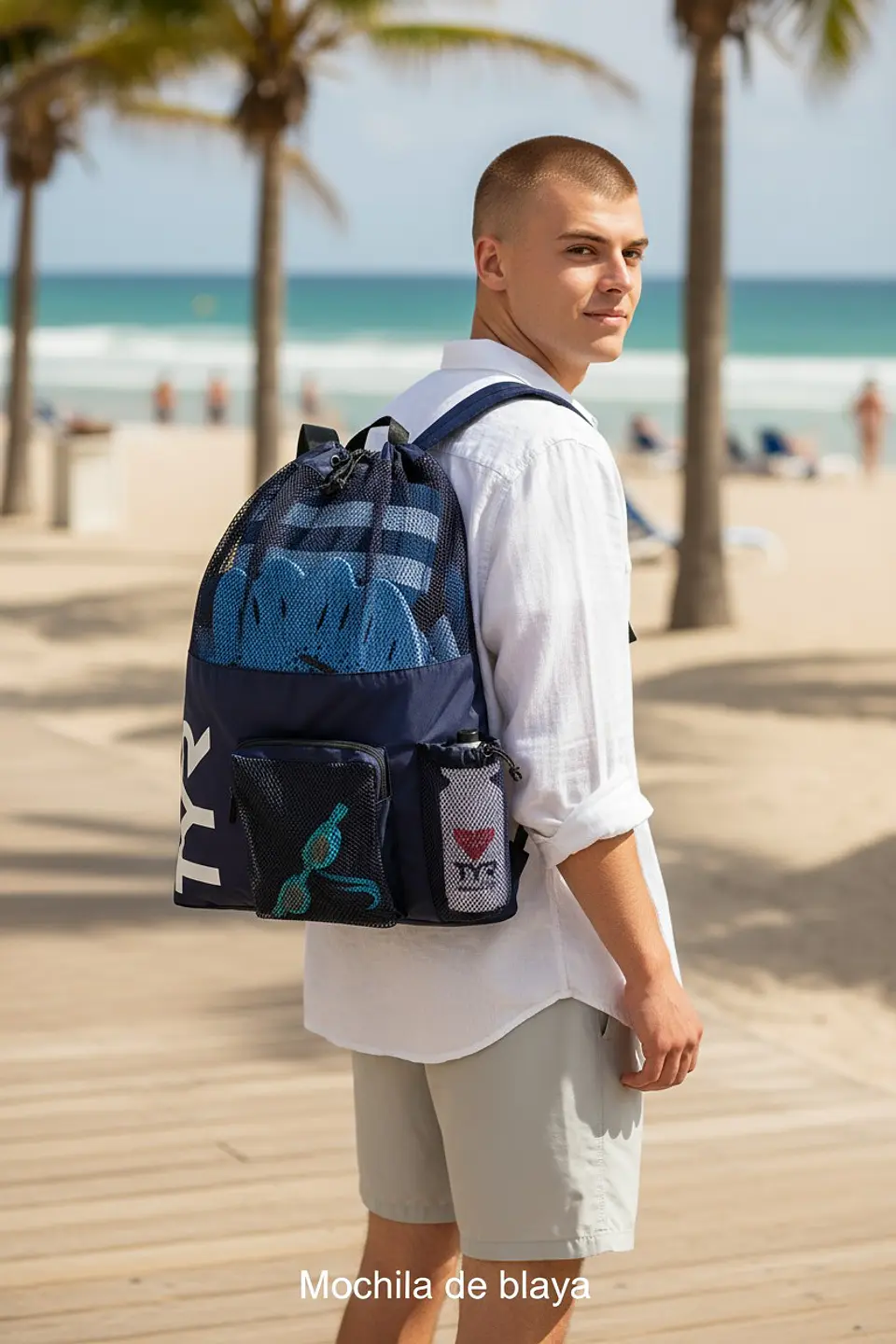 Mochila Natación TYR Mummy Malla 4