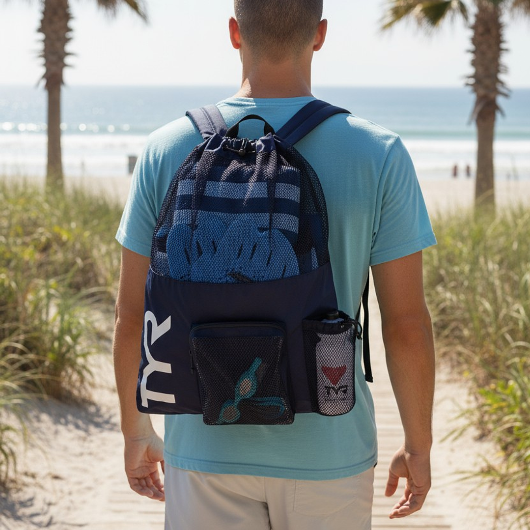 Mochila Natación TYR Mummy Malla 6