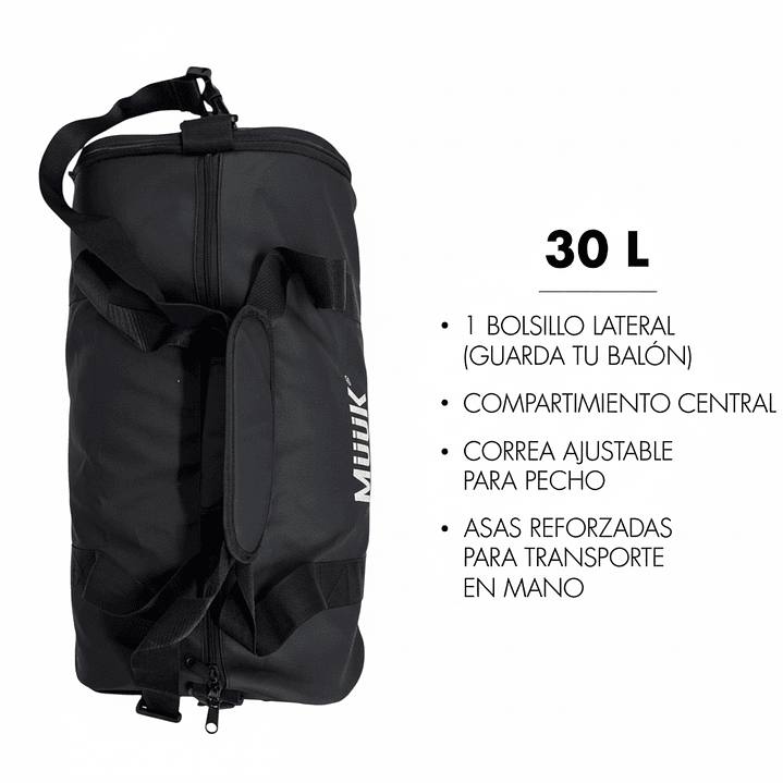 Bolso Deportivo Circular Muuk 30 lts 6