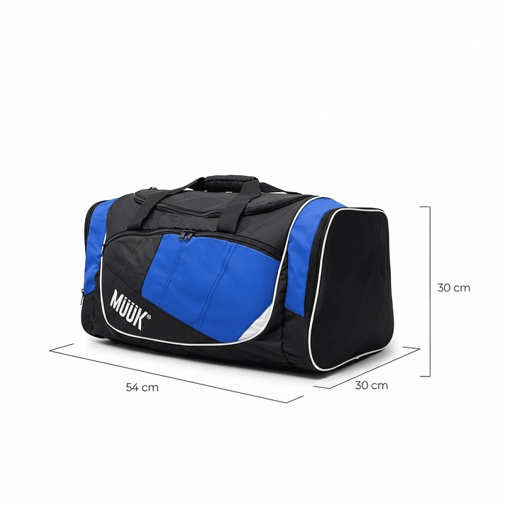 Bolso Deportivo Azul Muuk 50 lts 9