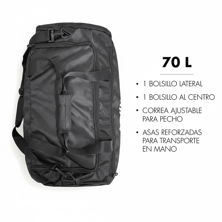 Bolso Deportivo Rectangular Muuk 70 Lts 8