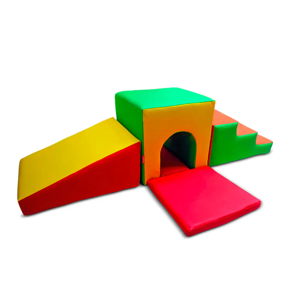 Set de Psicomotricidad 6 Piezas con Tunel Escalador 1