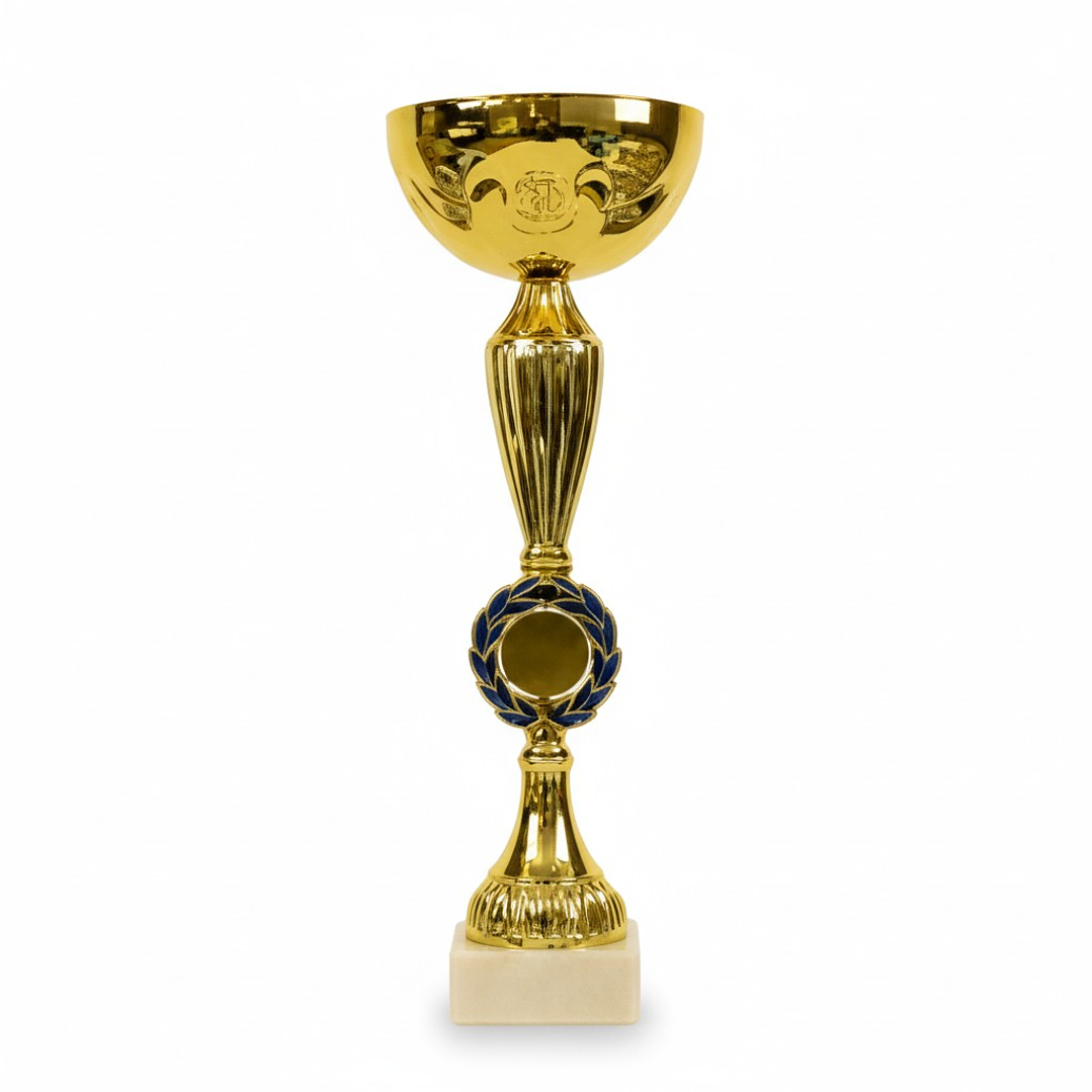 Copa Dorada Plata Azul Marmol  1