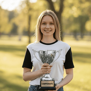 Copa Dorada TBR11288-2 Plata Azul Nac. Marmol Alto 33.5 cm