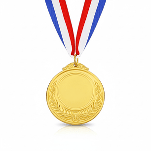 Medalla Generica Dorada c/Cinta Tricolor