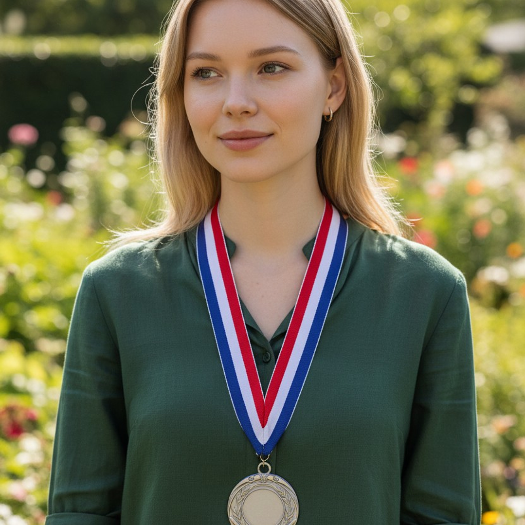 Medalla con Cinta Tricolor MD222 5