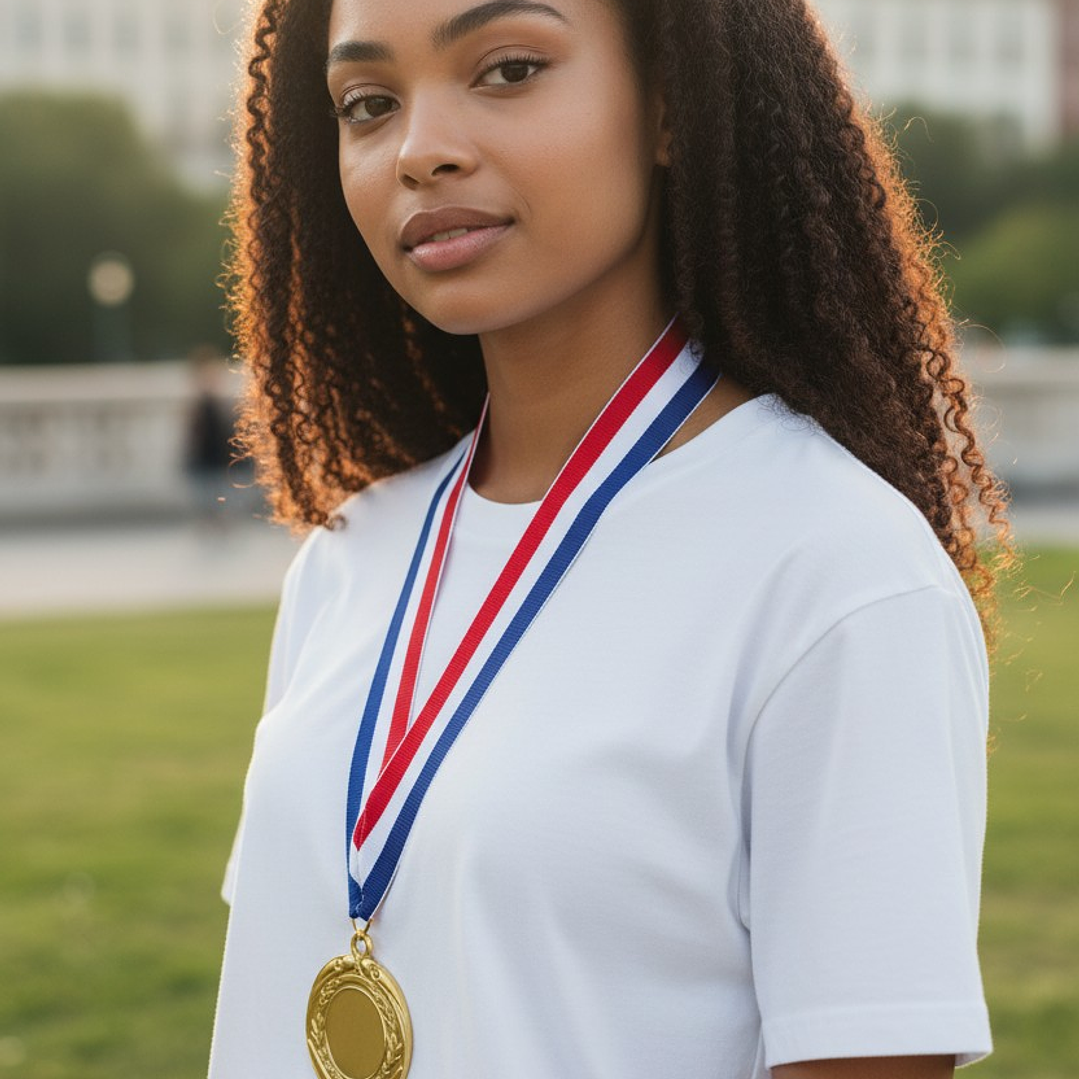 Medalla con Cinta Tricolor MD222 7