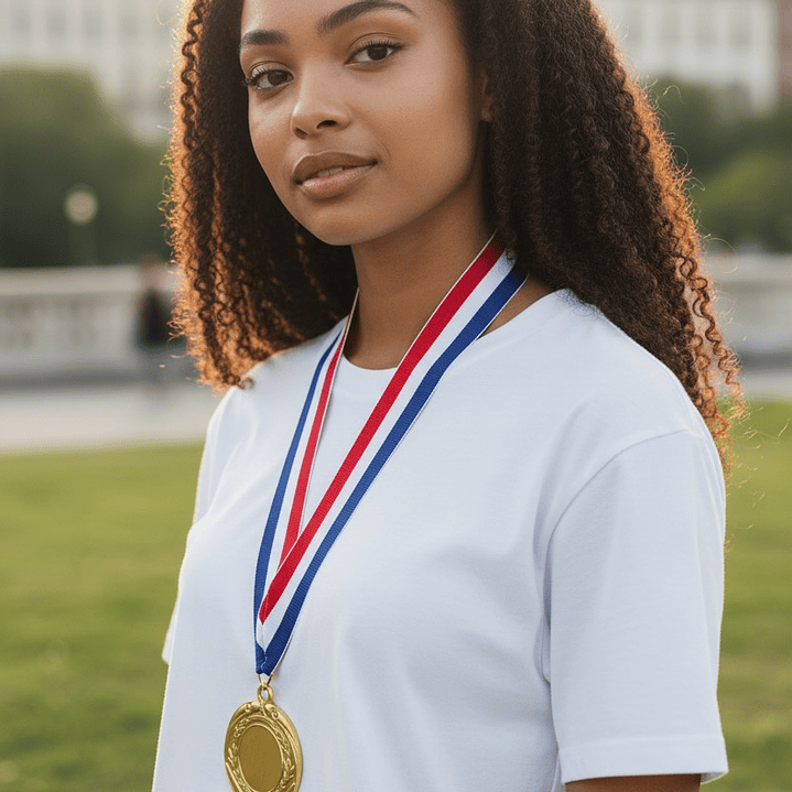 Medalla con Cinta Tricolor MD222 7