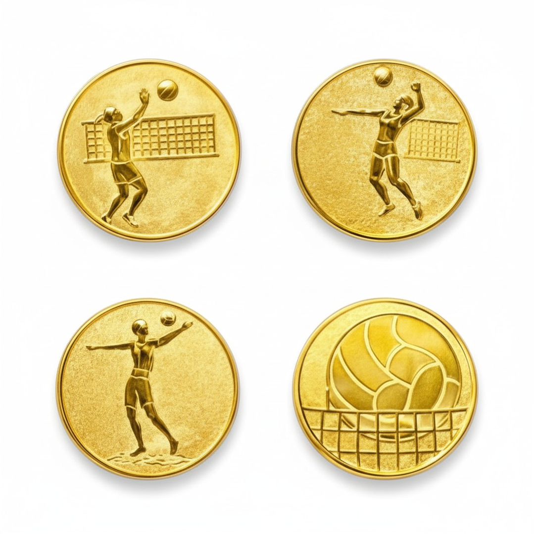 Logo para Medalla Voleibol 1